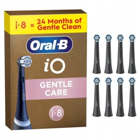 Oral-B Set Capete de Rezerva pentru Periuta Electrica iO Gentle Clean 8 Bucati Negru