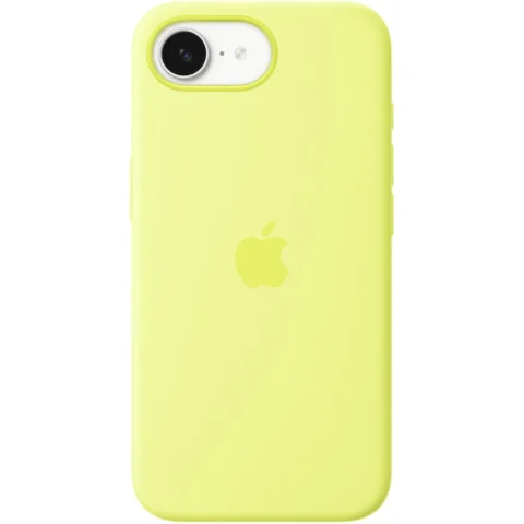 Apple GPS Silicone Case, neon yellow, iPhone 16e