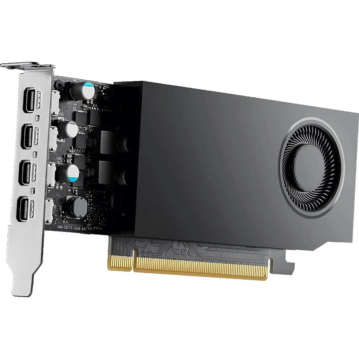 Placa Video A1000 PNY RTX 8GB 4xmDP Low Profile