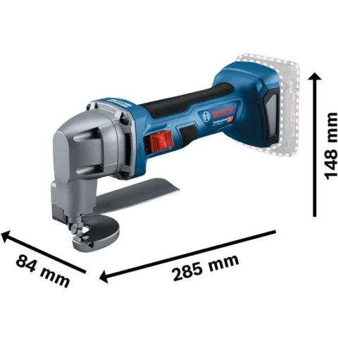 Bosch Powertools Bosch cordless metal scissors GSC 18V-16 E Professional solo, 18 volts (blue/black, without battery and charger) Bosch Powertools Bosch cordless metal scissors GSC 18V-16 E Professional solo, 18 volts (blue/black, without battery and charger)
