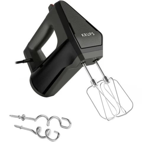 Krups Mixer hand mixer 3MIX 6000 GN6028 black, 600 watts