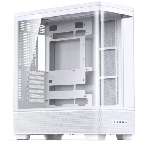 Jonsbo Carcasa TK-5 Midi-Tower ATX Tempered Glass Alb