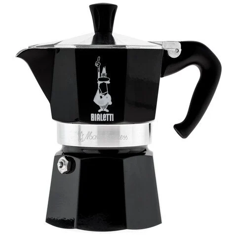 Bialetti Cafetiera Manuala Moka Express 3TZ Capacitate 150ML Negru