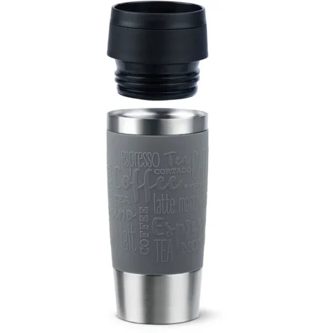 Emsa TRAVEL MUG Classic Thermos Mug grey/stainless steel, 0.36 liters