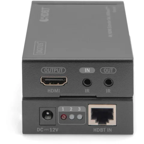 Digitus Accesoriu server 4K HDBaseT HDMI Extender Set, HDMI extension (black, 4K/30Hz, 70 m)