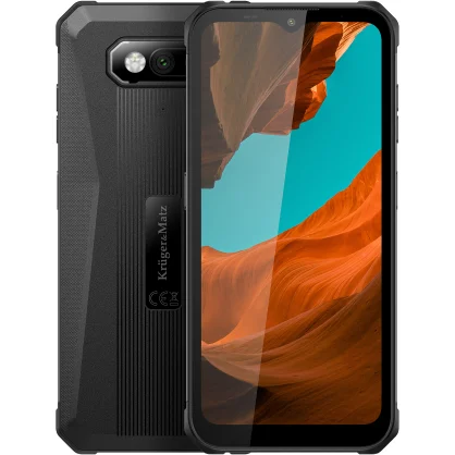 KrugerMatz Smartphone Drive 11 Dual SIM Ecran 6.56Inch 4 GB RAM + 64 GB Flash 6500mAh Android 16 Negru