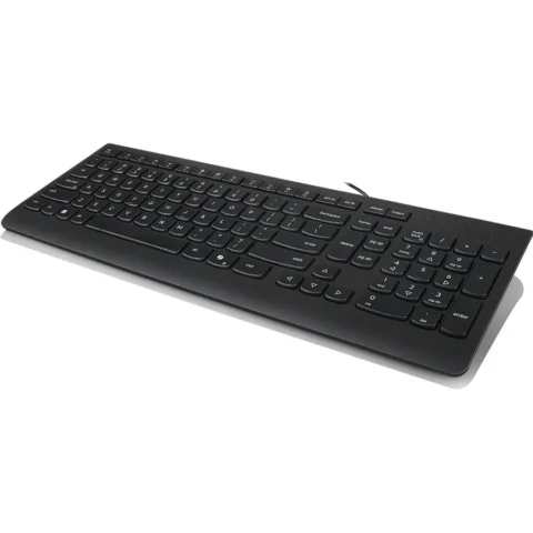 Lenovo Tastatura Standard cu Fir 300 USB Layout US English Negru