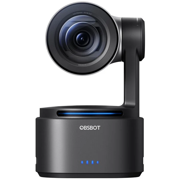 Obsbot Camera web Tail 2, 1080p@120FPS, 5000 mAh, ideala pentru birou sau activitati sportive, Negru