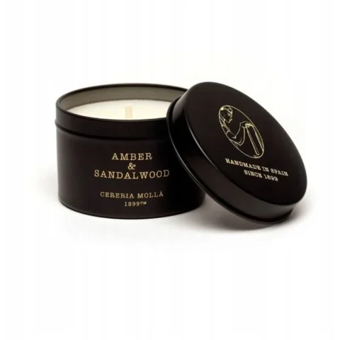 Cereria Molla Lumanare de Calatorie Amber Sandalwood 90g