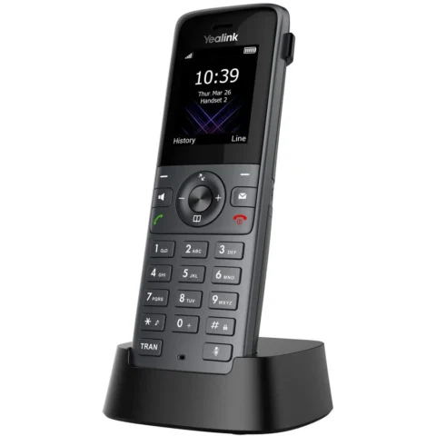 YEALINK GPS W74H, analog telephone dark grey, DECT handset