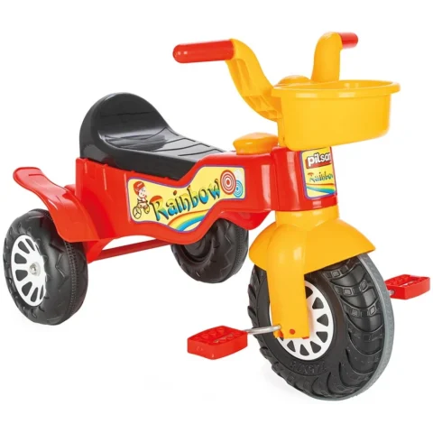 PILSAN Tricicleta 3+ Ani Rainbow Red