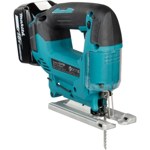 Makita Fierastrau electric cordless jigsaw DJV186Z, 18 volts, blue/black, without battery and charger