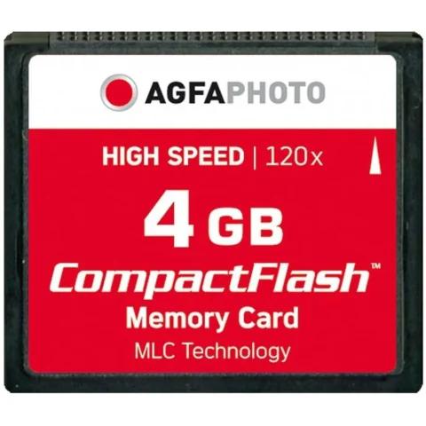 AgfaPhoto Card de memorie Compact Flash 4GB High Speed 120x MLC