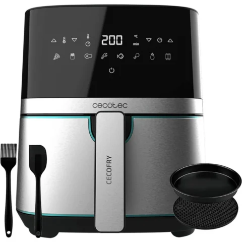 Cecotec Friteuza Cecofry Full Inox Pro 5500 Pro with accessories