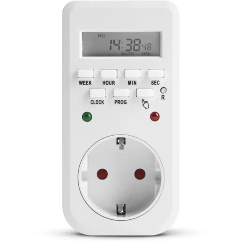 Delight Priza cu Temporizator Digital 16A 3680W Programare Saptamanala LCD LED