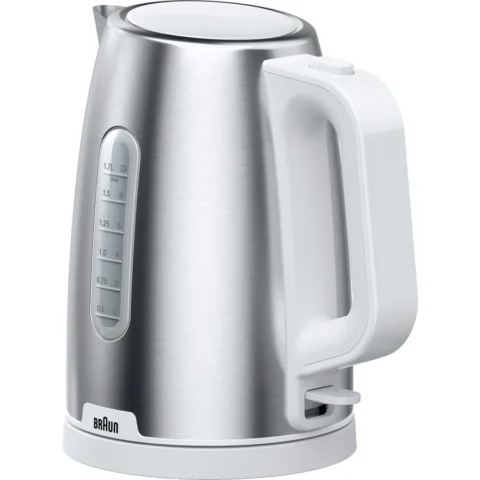 Braun Houshold Braun Household Kettle PurShine WK 1500 WH (stainless steel/white, 1.7 liters, 2,200 watts)