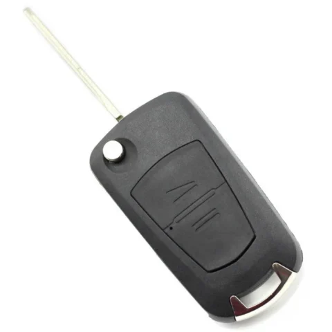Carguard Carcasa pentru Cheie Opel Tip Briceag cu 2 Butoane Lama pe Stanga Negru