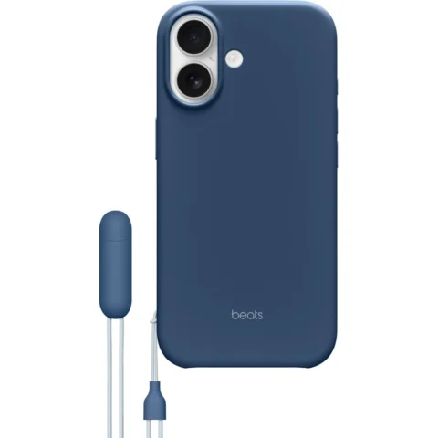 Apple GPS Beats Kickstand Case with MagSafe and Camera Control, Blue, iPhone 17