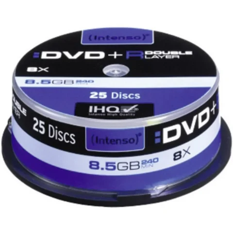 Intenso Mediu optic DVD-R 8.5GB 8x 25 bucata
