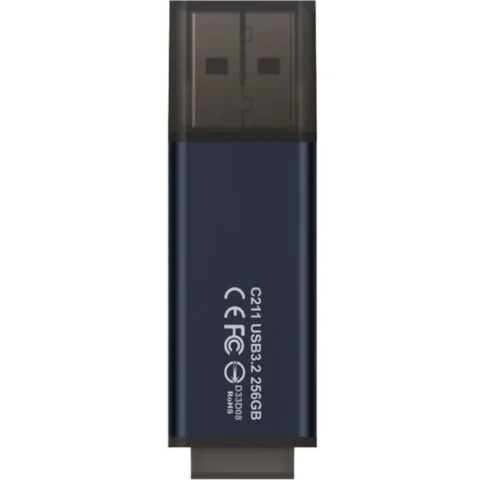 Team Group Memorie USB C211 16GB USB A 3.2 Gen1 Albastru Inchis Gri