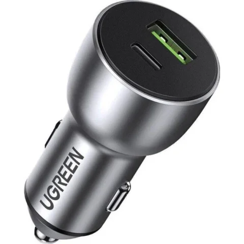 UGREEN Incarcator CD213 60980 1x USB-A 1x USB-C Gri