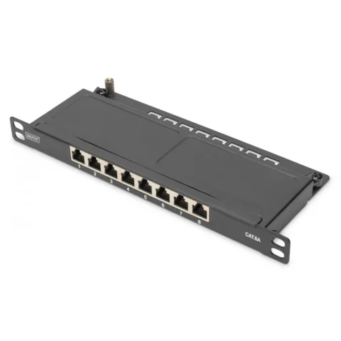 Digitus Panou de Conexiuni 7m 1U 10GBase-T 10000 Mbit/s Negru