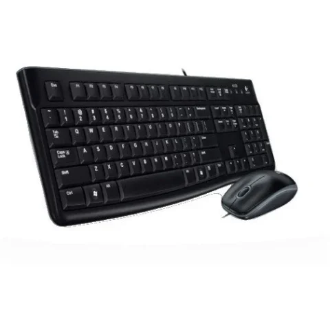 Logitech Kit Tastatura + mouse MK120, USB 2.0, US (Qwerty) Black