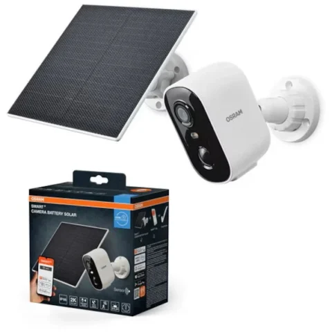 Osram Sonerie Video Inteligenta O4058075850576 Smart+ WIFI pentru Exterior 4MP CMOS 2K QHD 2568x1448px IP66m Alb